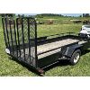 Image 2 : HOMEMADE 14 X 6 FOOT SINGLE AXLE TRAILER W/ RAMPS - GOOD CONDITION