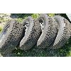 Image 2 : SET OF 4 GENERAL WINTER TIRES ON STEEL RIMS - 265/65 R18