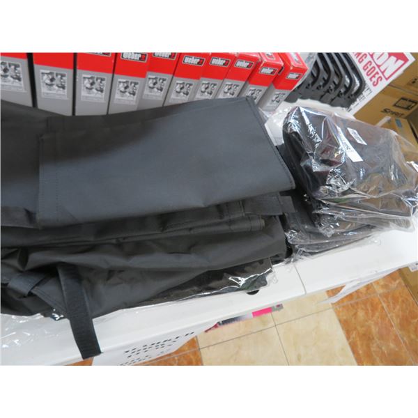 Lot of Black Grill Covers & Bags