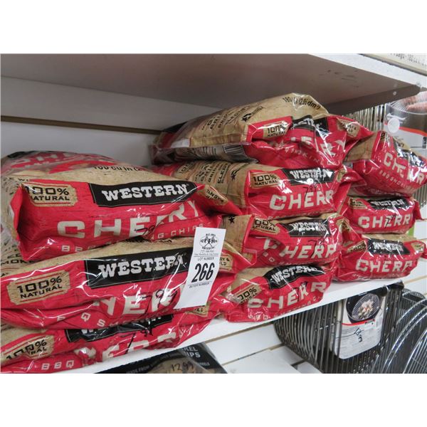 10-Western Cherry Smoking Chips Bag - 10 X $