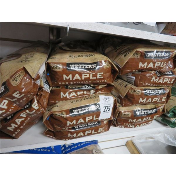 10-Western Maple BBQ Smoking Chips - 10 X $