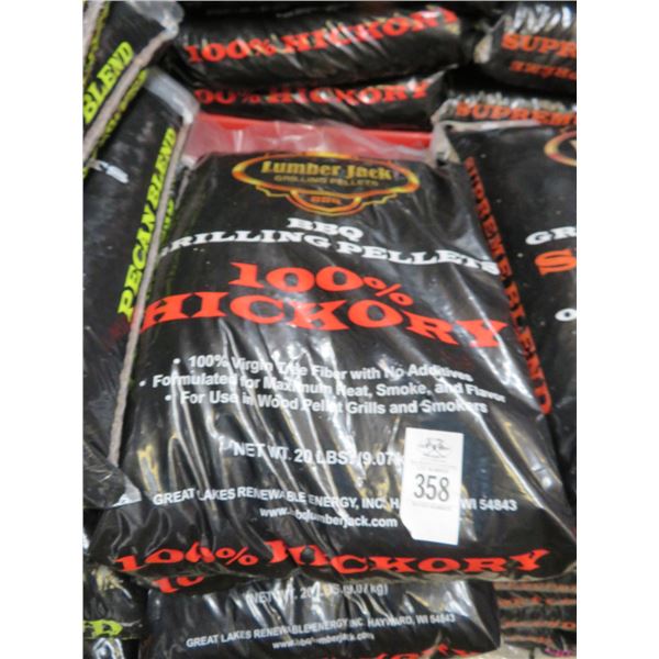 25-Lumber Jack Pellets 100% Hickory - 25 X