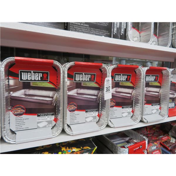 41-Weber Drip Pans Box of 10 - 41 X $