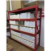 Image 1 : Red HD 6' x 6' Storage Rack W/8 C/B