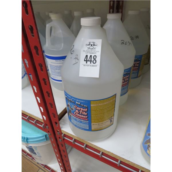 3-Magic Man Carpet and Tile Cleaner Gallon - 3 X $