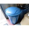 Image 1 : 2-Blue Trash Cans - 2 X $