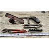 Image 3 : Assorted vintage items - Vice grip, small socket set, metal door knob, etc.