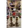 Image 1 : Pair of vintage Brass lamps - like new, no shades