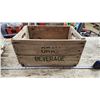 Image 1 : "Gray Beverage" wooden beverage crate