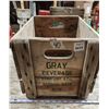 Image 3 : "Gray Beverage" wooden beverage crate