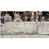 Image 1 : Assorted clear glass bottles - beer bottles, milk bottle and 1/2 gal jug
