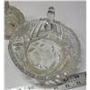 Image 2 : Set of Glass Bowls/Trays with Large Crystal Bowl