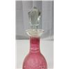 Image 3 : Red and Pink Glass Decanters