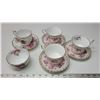 Image 1 : Royal Albert Bone China Cups/Saucers and Lady Margaret Fine Bone Queen Anne Cup/Saucer, Sugar
