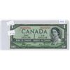 Image 1 : 1954 Canadian "Devil Face" 1 Dollar Bill