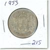 Image 1 : 1953 Canadian 50 Cent Coin