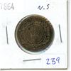 Image 1 : 1864 Nova Scotia 1 Cent Coin