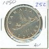 Image 1 : 1950 Canadian Silver Dollar