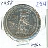 Image 1 : 1858-1958 Canadian British Columbia Silver Dollar