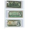 Image 2 : Lot of Canadian Bills - 1937, 1954 and 1973 1 dollar bills; 1954, 1974 and 1986 2 dollar bills; and 
