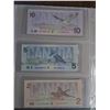 Image 5 : "Bird Set" of Canadian Bills - $2, $5, $10, $20, $50, $100, dated from 1986-1991