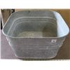 Image 1 : 20”x20”x11.25” Galvanized bin