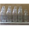 Image 1 : Box of 10 vintage Glass milk bottles (8 Large & 2 medium)