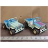 Image 2 : 2 Vintage metal Tonka Safari Jeeps