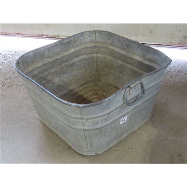 20”x20”x11.25” Galvanized bin