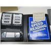 Image 3 : Mega speed reading cassette VHS set and speed writing book set