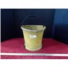 Image 1 : Antique Collapsible Canvas Handy Folding Pail Westfield Mass.