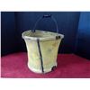 Image 2 : Antique Collapsible Canvas Handy Folding Pail Westfield Mass.