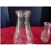 Image 5 : 2 Vintage Glass Milk Jugs