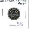 Image 1 : 2002P Nickel 5 Cents. Specimen-66.