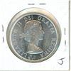 Image 2 : 1964 Canadian Silver Dollar. BU.