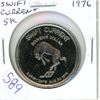 Image 1 : 1976 Swift Current, Sask. Trade Dollar. Saskatchewan Summer Games. Brilliant Uncirculated.