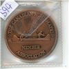 Image 1 : Louis “Scoop” Lewry CNA Presidential medal in bronze. Lewry was president of the Canadian Numismatic