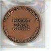 Image 2 : Louis “Scoop” Lewry CNA Presidential medal in bronze. Lewry was president of the Canadian Numismatic