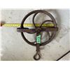 Image 1 : antique 13" dia. Well pulley
