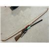 Image 1 : vintage Daisy toy rifle, loads, barrel plugged + Dunarco bow, made in Canada, #70 Wt-35