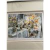 Image 3 : Two Brent Heighton Prints "Studio Flowers" and "Flower Market - France"