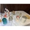 Image 5 : Collection of vintage pieces, including medicine bottles, glass insulators, figurines and more.