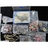 Image 6 : Large lot of Rhinestone jewelry
