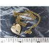 Image 1 : Gold Filled Heart compartment Pendent and Necklace