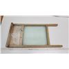 Image 1 : Vintage Chief glass and wood washboard