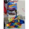 Image 4 : Lot of assorted household items & toys. Includes: Vintage Gumball machine, hotwheels car, Disney lea
