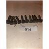 Image 1 : qty 10 1/2"x2" new vintage sqaure headed lag bolts