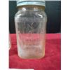 Image 3 : 2 Vintage Coffee Glass Jars w/lids - Braid's Best Coffee and Nabob Brand
