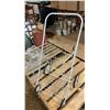 Image 4 : White Metal Grocery Cart