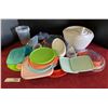 Image 1 : Assortment Lot of Plastic Food Storage - Mostly Lids